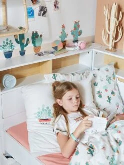 8 Grands Stickers Cactus Vert / Multicolore - Vertbaudet -Enfants Meubles Magasin 8 grands stickers cactus 2