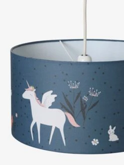 Abat-jour Pour Suspension FORÊT ENCHANTEE Bleu - Vertbaudet -Enfants Meubles Magasin abat jour pour suspension foret enchantee 2