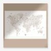 Affiche Carte Du Monde LES PETITES DATES Marron Imprimé - Les Petites Dates 1 Affiche Carte Du Monde LES PETITES DATES Marron Imprimé - Les Petites Dates -Enfants Meubles Magasin affiche carte du monde les petites dates