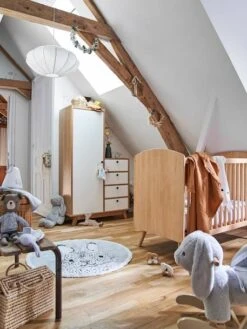 Armoire Vintage Blanc Clair Uni - Vertbaudet -Enfants Meubles Magasin armoire vintage 3