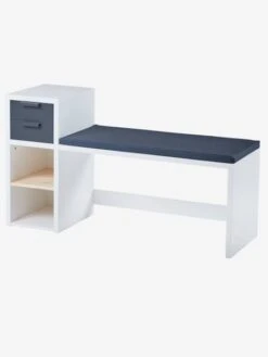 Banc De Lecture + Rangement LIGNE REGLISSE Blanc/gris Foncé - Vertbaudet 9 Banc De Lecture + Rangement LIGNE REGLISSE Blanc/gris Foncé - Vertbaudet -Enfants Meubles Magasin banc de lecture rangement ligne reglisse 2