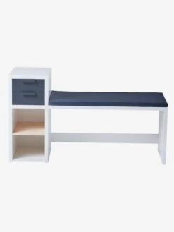Banc De Lecture + Rangement LIGNE REGLISSE Blanc/gris Foncé - Vertbaudet 11 Banc De Lecture + Rangement LIGNE REGLISSE Blanc/gris Foncé - Vertbaudet -Enfants Meubles Magasin banc de lecture rangement ligne reglisse 4