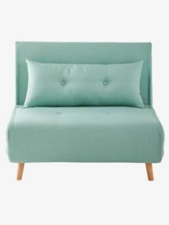 Banquette Convertible 1 Place Vert D'eau - Vertbaudet -Enfants Meubles Magasin banquette convertible 1 place 5