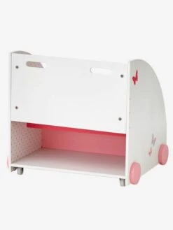 Bibliothèque à Roulettes ENVOLEE Blanc - Vertbaudet -Enfants Meubles Magasin bibliotheque a roulettes envolee 2