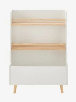 Bibliothèque Avec Fond Réversible Hanoï Blanc - Vertbaudet -Enfants Meubles Magasin bibliotheque avec fond reversible hanoi 4