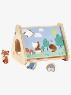 Boîte à Formes Des Animaux En Bois FSC® Multicolore - Vertbaudet -Enfants Meubles Magasin boite a formes des animaux en bois fsc 1
