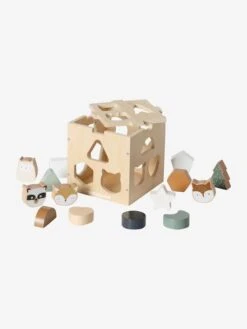 Boîte Des Animaux à Encastrer GREEN FOREST En Bois FSC® Multicolore - Vertbaudet -Enfants Meubles Magasin boite des animaux a encastrer green forest en bois fsc 2