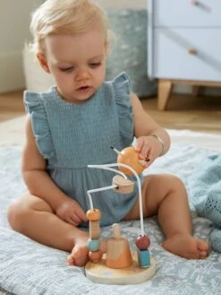 Boulier Les Amis De La Forêt En Bois FSC® Beige - Vertbaudet -Enfants Meubles Magasin boulier les amis de la foret en bois fsc 4