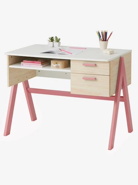 Bureau Enfant Coloriage Rose - Vertbaudet 3 Bureau Enfant Coloriage Rose - Vertbaudet