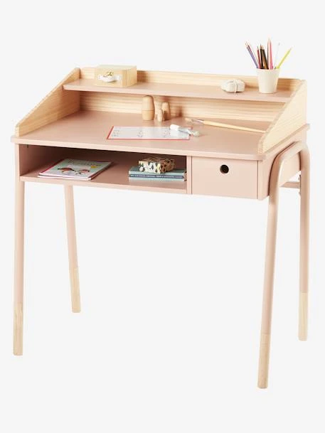 Bureau Enfant LIGNE AMAZONIE Rose - Vertbaudet 3 Bureau Enfant LIGNE AMAZONIE Rose - Vertbaudet