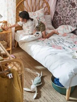 Cadre De Lit LIGNE CONFETTI Blanc/bois - Vertbaudet -Enfants Meubles Magasin cadre de lit ligne confetti 3