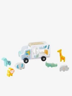 Camion D'encastrement Jungle En Bois FSC® Multicolore - Vertbaudet -Enfants Meubles Magasin camion dencastrement jungle en bois fsc 4