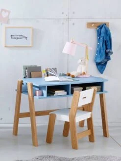 Chaise Maternelle, Assise 30 Cm LIGNE ARCHITEKT Blanc/bois - Vertbaudet -Enfants Meubles Magasin chaise maternelle assise 30 cm ligne architekt 3