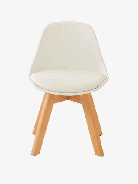 Chaise Maternelle Scandinave, Assise H 31,5 Cm Blanc - Vertbaudet 4 Chaise Maternelle Scandinave, Assise H 31,5 Cm Blanc - Vertbaudet – Image 2