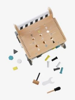 Chariot De Marche Bricolage En Bois FSC® Beige - Vertbaudet -Enfants Meubles Magasin chariot de marche bricolage en bois fsc 2