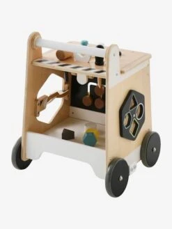 Chariot De Marche Bricolage En Bois FSC® Beige - Vertbaudet -Enfants Meubles Magasin chariot de marche bricolage en bois fsc 3