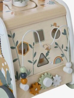 Chariot De Marche Multi-activités Tanzanie En Bois FSC® Vert - Vertbaudet -Enfants Meubles Magasin chariot de marche multi activites tanzanie en bois fsc 5