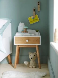 Chevet Avec Poignées Personnalisables LIGNE CONFETTI Blanc - Vertbaudet -Enfants Meubles Magasin chevet avec poignees personnalisables ligne confetti 5