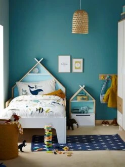 Chevet Enfant Fond Réversible Bleu Ou Rose LIGNE TIPILI Blanc - Vertbaudet -Enfants Meubles Magasin chevet enfant fond reversible bleu ou rose ligne tipili 3