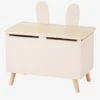 Coffre De Rangement Bunny Rose Clair/bois - Vertbaudet -Enfants Meubles Magasin coffre de rangement bunny