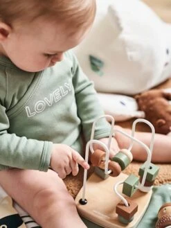 Coffret 3 Jeux D'éveil GREEN FOREST En Bois FSC® Multicolore - Vertbaudet -Enfants Meubles Magasin coffret 3 jeux deveil green forest en bois fsc 3