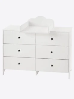 Commode 6 Tiroirs LIGNE SIRIUS Blanc Clair Uni - Vertbaudet 10 Commode 6 Tiroirs LIGNE SIRIUS Blanc Clair Uni - Vertbaudet -Enfants Meubles Magasin commode 6 tiroirs ligne sirius 2