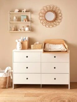 Commode 6 Tiroirs LIGNE SIRIUS Blanc Clair Uni - Vertbaudet 13 Commode 6 Tiroirs LIGNE SIRIUS Blanc Clair Uni - Vertbaudet -Enfants Meubles Magasin commode 6 tiroirs ligne sirius 5