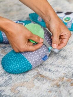 Coussin Piano évolutif 3 En 1 Infantino Gris Et Bleu - Infantino -Enfants Meubles Magasin coussin piano evolutif 3 en 1 infantino 2