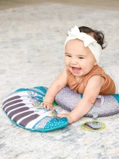 Coussin Piano évolutif 3 En 1 Infantino Gris Et Bleu - Infantino -Enfants Meubles Magasin coussin piano evolutif 3 en 1 infantino 4