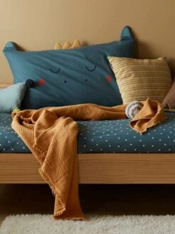 Couverture En Gaze De Coton Bio Caramel - Vertbaudet -Enfants Meubles Magasin couverture en gaze de coton bio 2