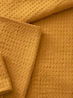 Couvre-lit Nid D'abeille Caramel - Vertbaudet -Enfants Meubles Magasin couvre lit nid dabeille 2