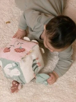 Cube D'activités Flowers - LITTLE DUTCH Rose - Little Dutch -Enfants Meubles Magasin cube dactivites flowers little dutch 2