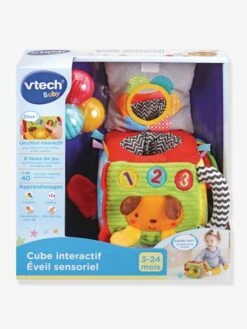 Cube Interactif éveil Sensoriel VTECH Multicolore - Toutes Les Marques -Enfants Meubles Magasin cube interactif eveil sensoriel vtech 2