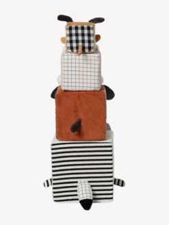 Cubes En Tissu MES PETITS JOUETS Multicolore - Vertbaudet -Enfants Meubles Magasin cubes en tissu mes petits jouets 5