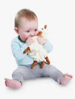 Doudou Avec Attache Sucette Sophie La Girafe VULLI Beige - Sophie La Girafe -Enfants Meubles Magasin doudou avec attache sucette sophie la girafe vulli 2