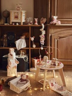 Doudou Carré En Gaze De Coton GRENIER Blanc - Vertbaudet -Enfants Meubles Magasin doudou carre en gaze de coton grenier 2