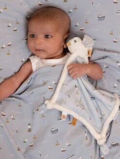 Doudou Carré Mouette - Sailors Bay - LITTLE DUTCH Bleu Grisé - Little Dutch 8 Doudou Carré Mouette - Sailors Bay - LITTLE DUTCH Bleu Grisé - Little Dutch -Enfants Meubles Magasin doudou carre mouette sailors bay little dutch 2