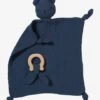 Doudou En Gaze De Coton + Hochet Rond Vert - Vertbaudet -Enfants Meubles Magasin doudou en gaze de coton hochet rond
