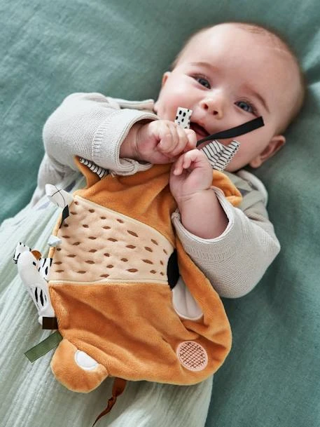 Doudou Plat Tanzanie Orange - Vertbaudet 4 Doudou Plat Tanzanie Orange - Vertbaudet – Image 2