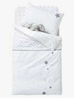 Drap-housse Bébé PLUIE D'ETOILES Blanc / étoiles - Vertbaudet 9 Drap-housse Bébé PLUIE D'ETOILES Blanc / étoiles - Vertbaudet -Enfants Meubles Magasin drap housse bebe pluie detoiles 2