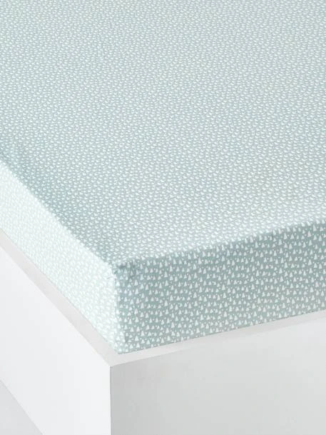 Drap-housse Enfant SUR LES RAILS Bleu - Vertbaudet 3 Drap-housse Enfant SUR LES RAILS Bleu - Vertbaudet