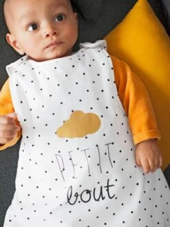 Gigoteuse Sans Manches PETIT BOUT Blanc Imprimé - Vertbaudet -Enfants Meubles Magasin gigoteuse sans manches petit bout 2