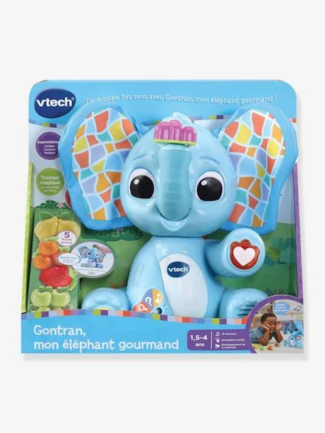 Gontran, Mon éléphant Gourmand - VTECH Bleu - Toutes Les Marques 4 Gontran, Mon éléphant Gourmand - VTECH Bleu - Toutes Les Marques – Image 2