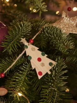 Guirlande De Noël En Bois Bois - Vertbaudet -Enfants Meubles Magasin guirlande de noel en bois 2