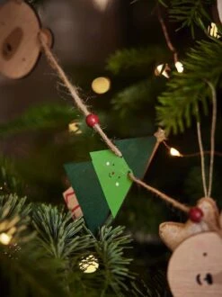 Guirlande De Noël En Bois Bois - Vertbaudet -Enfants Meubles Magasin guirlande de noel en bois 3