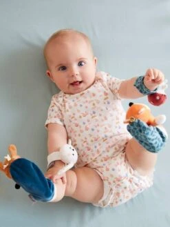 Hochets Mains Et Pieds Forêt Enchantée Multicolore - Vertbaudet -Enfants Meubles Magasin hochets mains et pieds foret enchantee 2