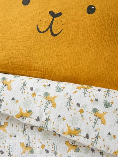 Housse De Couette Bébé En Gaze De Coton HANOÏ Ivoire Imprimé - Vertbaudet 6 Housse De Couette Bébé En Gaze De Coton HANOÏ Ivoire Imprimé - Vertbaudet – Image 4