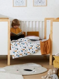 Housse De Couette Bébé MINI ZOO Blanc / Multicolore - Vertbaudet 8 Housse De Couette Bébé MINI ZOO Blanc / Multicolore - Vertbaudet -Enfants Meubles Magasin housse de couette bebe mini zoo 2