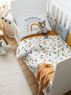 Housse De Couette Bébé MINI ZOO Blanc / Multicolore - Vertbaudet 9 Housse De Couette Bébé MINI ZOO Blanc / Multicolore - Vertbaudet -Enfants Meubles Magasin housse de couette bebe mini zoo 3