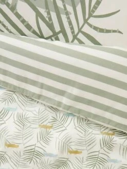 Housse De Couette Bébé TREK Oeko-Tex® Blanc Imprimé - Vertbaudet -Enfants Meubles Magasin housse de couette bebe trek oeko tex 3